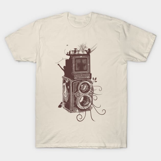 Rolleiflex Evolution of Photography T-Shirt by ddtk